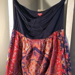 Roxy strapless dress